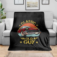 Funny Classic Old Guy Throw Blanket Humor Saying Classic Car Lover - Wonder Print Shop