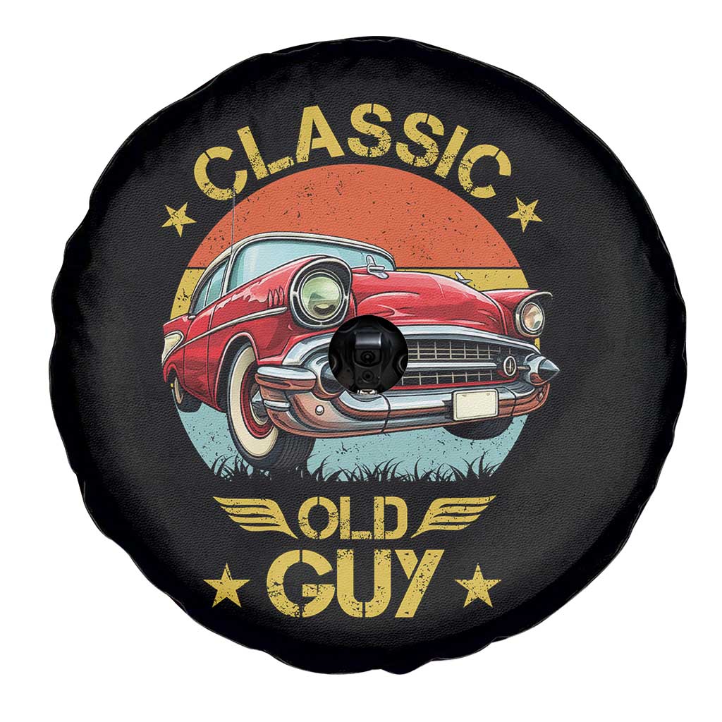 Funny Classic Old Guy Spare Tire Cover Humor Saying Classic Car Lover - Wonder Print Shop