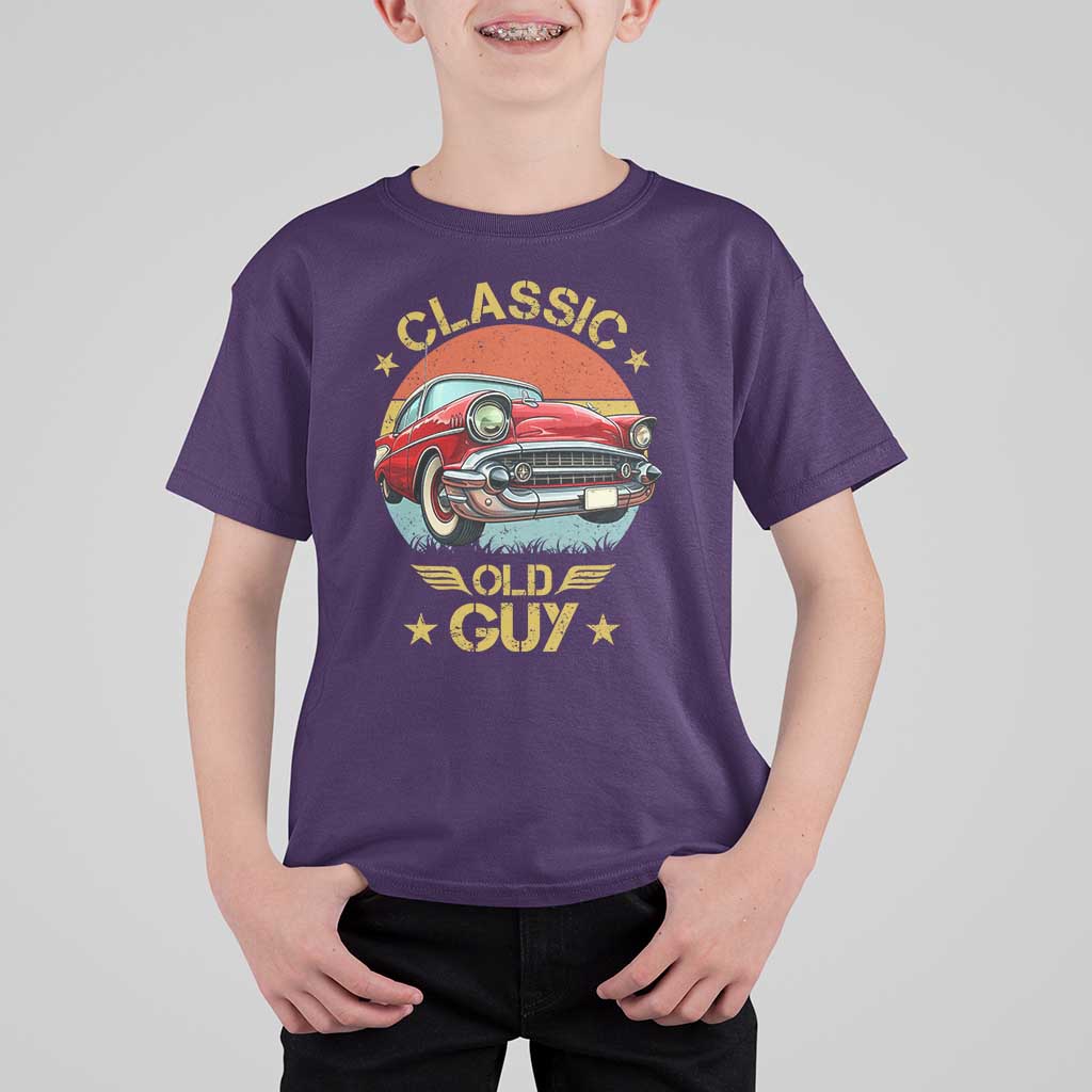 Funny Classic Old Guy T Shirt For Kid Humor Saying Classic Car Lover - Wonder Print Shop