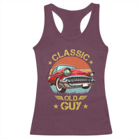 Funny Classic Old Guy Racerback Tank Top Humor Saying Classic Car Lover - Wonder Print Shop