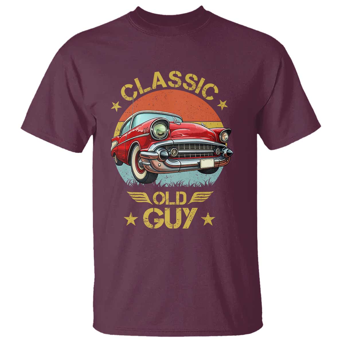 Funny Classic Old Guy T Shirt Humor Saying Classic Car Lover - Wonder Print Shop