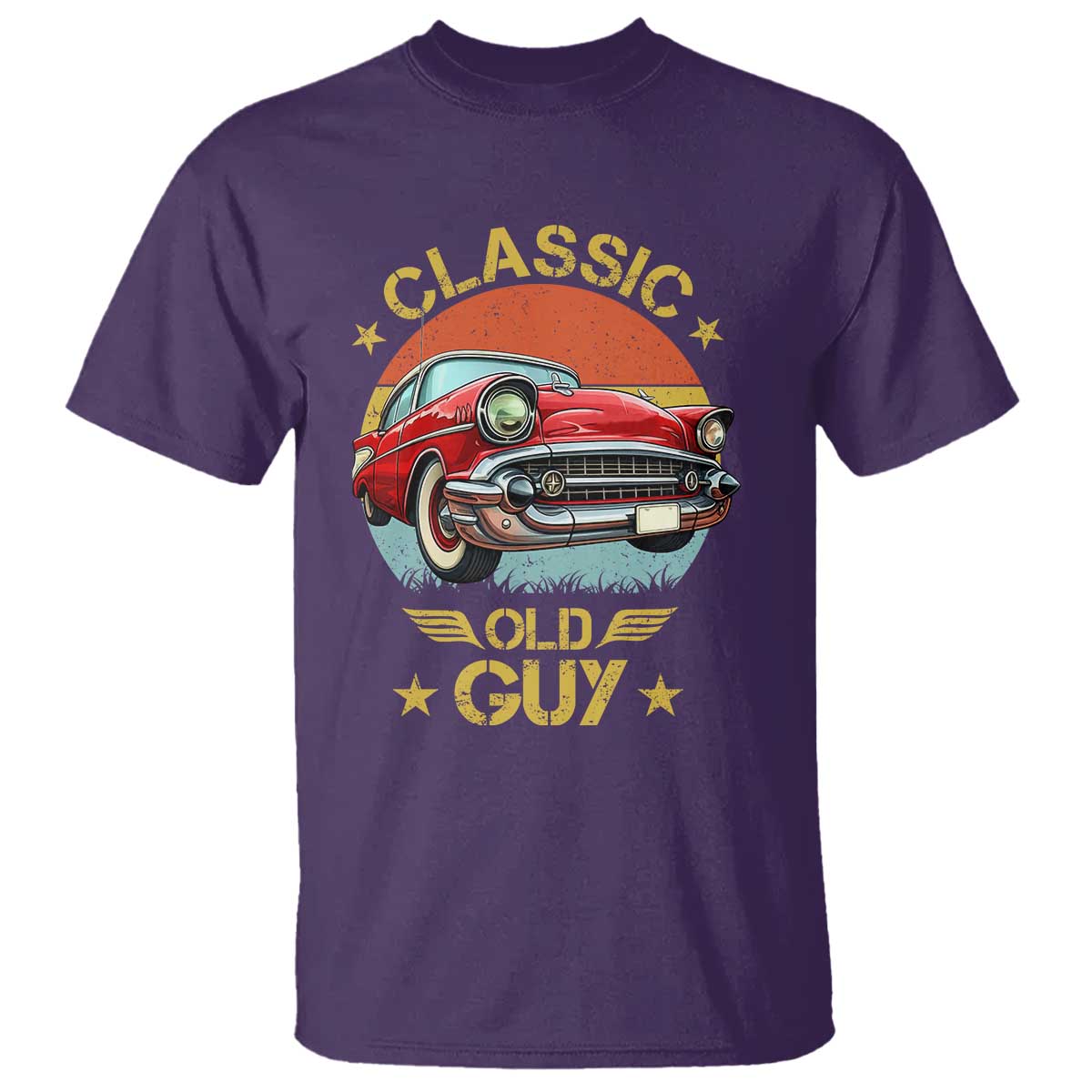 Funny Classic Old Guy T Shirt Humor Saying Classic Car Lover - Wonder Print Shop