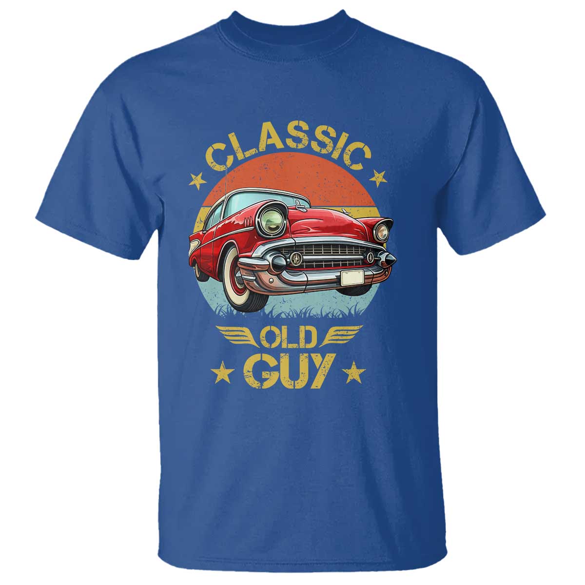 Funny Classic Old Guy T Shirt Humor Saying Classic Car Lover - Wonder Print Shop