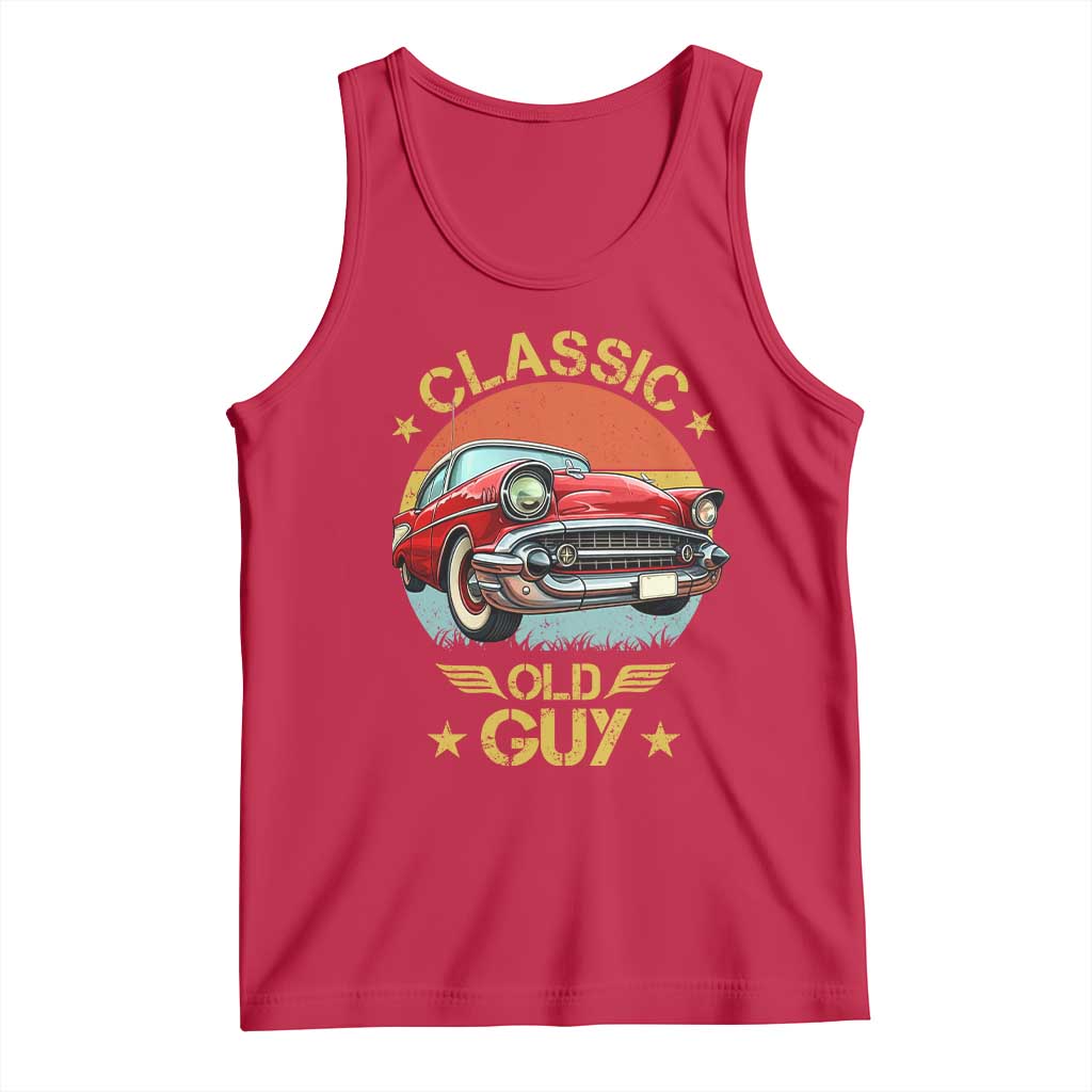Funny Classic Old Guy Tank Top Humor Saying Classic Car Lover - Wonder Print Shop