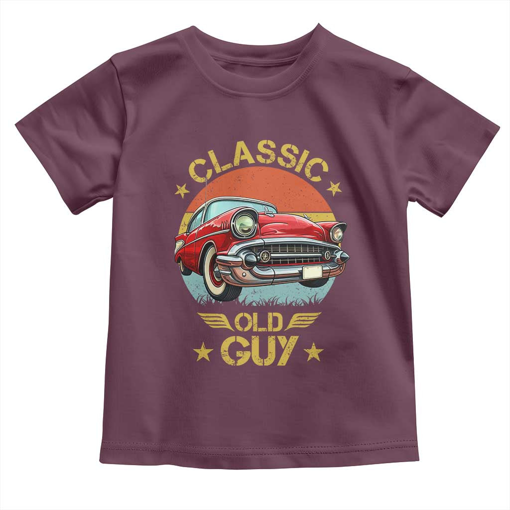 Funny Classic Old Guy Toddler T Shirt Humor Saying Classic Car Lover - Wonder Print Shop