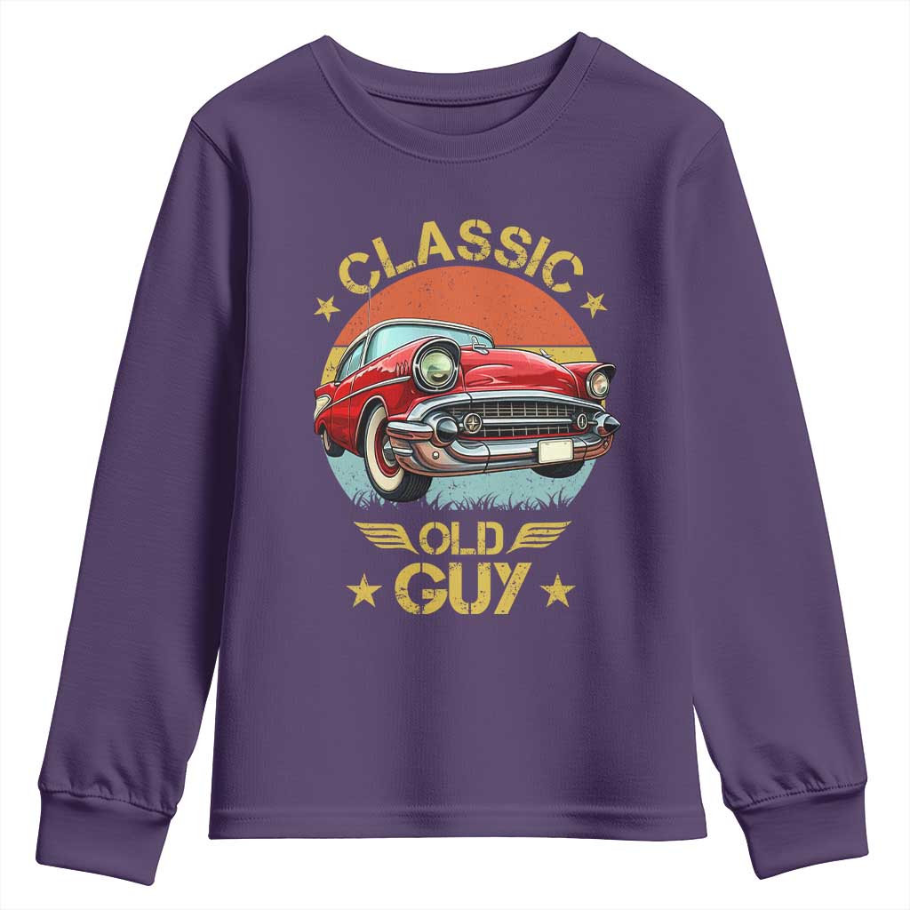 Funny Classic Old Guy Youth Sweatshirt Humor Saying Classic Car Lover - Wonder Print Shop