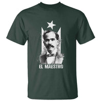 Pedro Albizu Campos T Shirt El Maestro Black Puerto Rico Flag - Wonder Print Shop