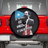 Pedro Albizu Campos Spare Tire Cover La Patria Es Valor Y Sacrificio Puerto Rican Leader - Wonder Print Shop