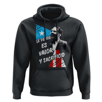 Pedro Albizu Campos Hoodie La Patria Es Valor Y Sacrificio Puerto Rican Leader - Wonder Print Shop