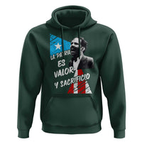 Pedro Albizu Campos Hoodie La Patria Es Valor Y Sacrificio Puerto Rican Leader - Wonder Print Shop