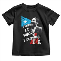 Pedro Albizu Campos Toddler T Shirt La Patria Es Valor Y Sacrificio Puerto Rican Leader - Wonder Print Shop