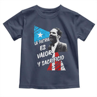 Pedro Albizu Campos Toddler T Shirt La Patria Es Valor Y Sacrificio Puerto Rican Leader - Wonder Print Shop