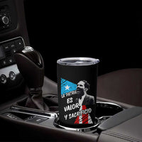 Pedro Albizu Campos Tumbler Cup La Patria Es Valor Y Sacrificio Puerto Rican Leader - Wonder Print Shop