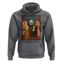Pedro Albizu Campos Hoodie Yo Soy Boricua Vintage Puerto Rican Flag - Wonder Print Shop