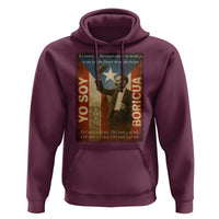 Pedro Albizu Campos Hoodie Yo Soy Boricua Vintage Puerto Rican Flag - Wonder Print Shop