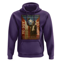 Pedro Albizu Campos Hoodie Yo Soy Boricua Vintage Puerto Rican Flag - Wonder Print Shop