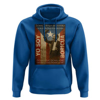 Pedro Albizu Campos Hoodie Yo Soy Boricua Vintage Puerto Rican Flag - Wonder Print Shop
