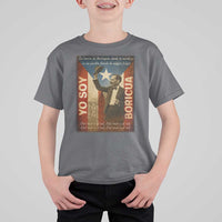 Pedro Albizu Campos T Shirt For Kid Yo Soy Boricua Vintage Puerto Rican Flag - Wonder Print Shop
