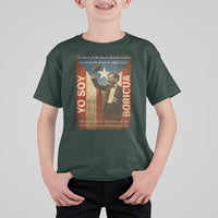 Pedro Albizu Campos T Shirt For Kid Yo Soy Boricua Vintage Puerto Rican Flag - Wonder Print Shop