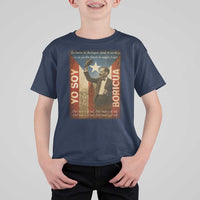 Pedro Albizu Campos T Shirt For Kid Yo Soy Boricua Vintage Puerto Rican Flag - Wonder Print Shop