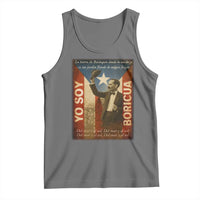 Pedro Albizu Campos Tank Top Yo Soy Boricua Vintage Puerto Rican Flag - Wonder Print Shop