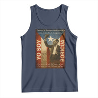 Pedro Albizu Campos Tank Top Yo Soy Boricua Vintage Puerto Rican Flag - Wonder Print Shop
