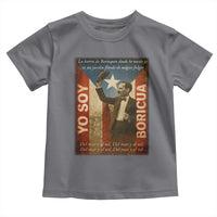 Pedro Albizu Campos Toddler T Shirt Yo Soy Boricua Vintage Puerto Rican Flag - Wonder Print Shop