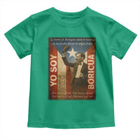 Pedro Albizu Campos Toddler T Shirt Yo Soy Boricua Vintage Puerto Rican Flag - Wonder Print Shop