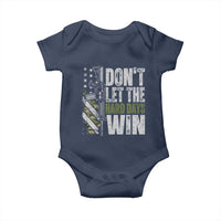 Don't Let The Hard Days Win Baby Onesie Inspirational Mental Health Gun Camo American Flag - Wonder Print Shop