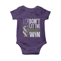 Don't Let The Hard Days Win Baby Onesie Inspirational Mental Health Gun Camo American Flag - Wonder Print Shop