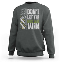 Don't Let The Hard Days Win Sweatshirt Inspirational Mental Health Gun Camo American Flag - Wonder Print Shop