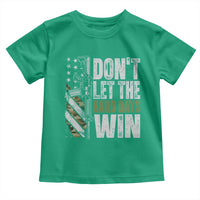 Don't Let The Hard Days Win Toddler T Shirt Inspirational Mental Health Gun Camo American Flag - Wonder Print Shop