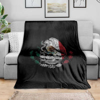 Mexico Coat Of Arms Mexican Flag Seal Symbol Throw Blanket - Wonder Print Shop