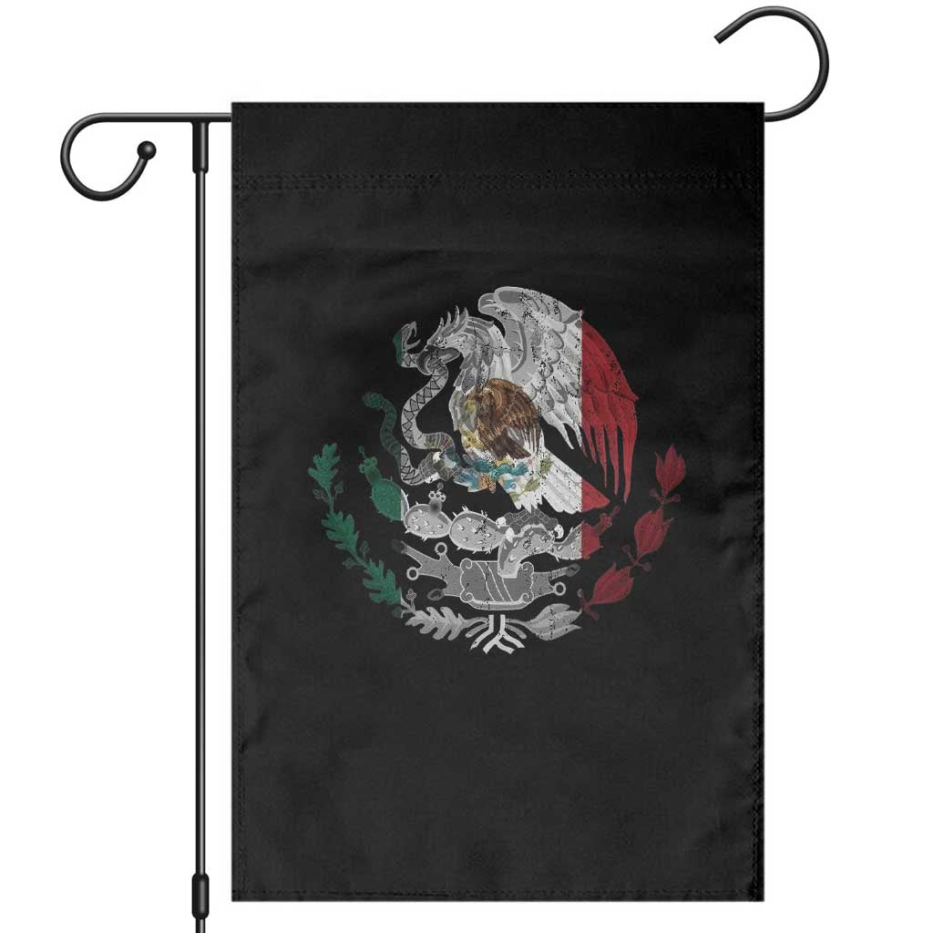Mexico Coat Of Arms Mexican Flag Seal Symbol Garden Flag - Wonder Print Shop