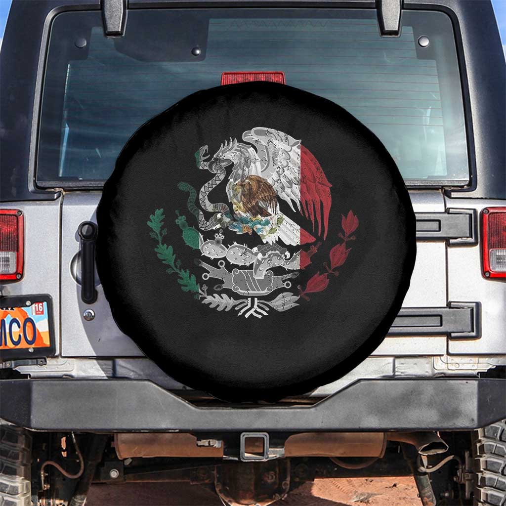 Mexico Coat Of Arms Mexican Flag Seal Symbol Spare Tire Cover - Wonder Print Shop