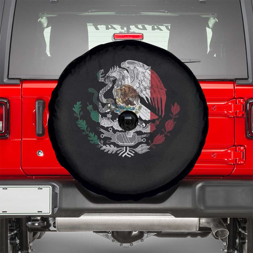 Mexico Coat Of Arms Mexican Flag Seal Symbol Spare Tire Cover - Wonder Print Shop