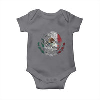 Mexico Coat Of Arms Mexican Flag Seal Symbol Baby Onesie - Wonder Print Shop