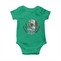 Mexico Coat Of Arms Mexican Flag Seal Symbol Baby Onesie - Wonder Print Shop
