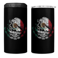 Mexico Coat Of Arms Mexican Flag Seal Symbol 4 in 1 Can Cooler Tumbler - Wonder Print Shop