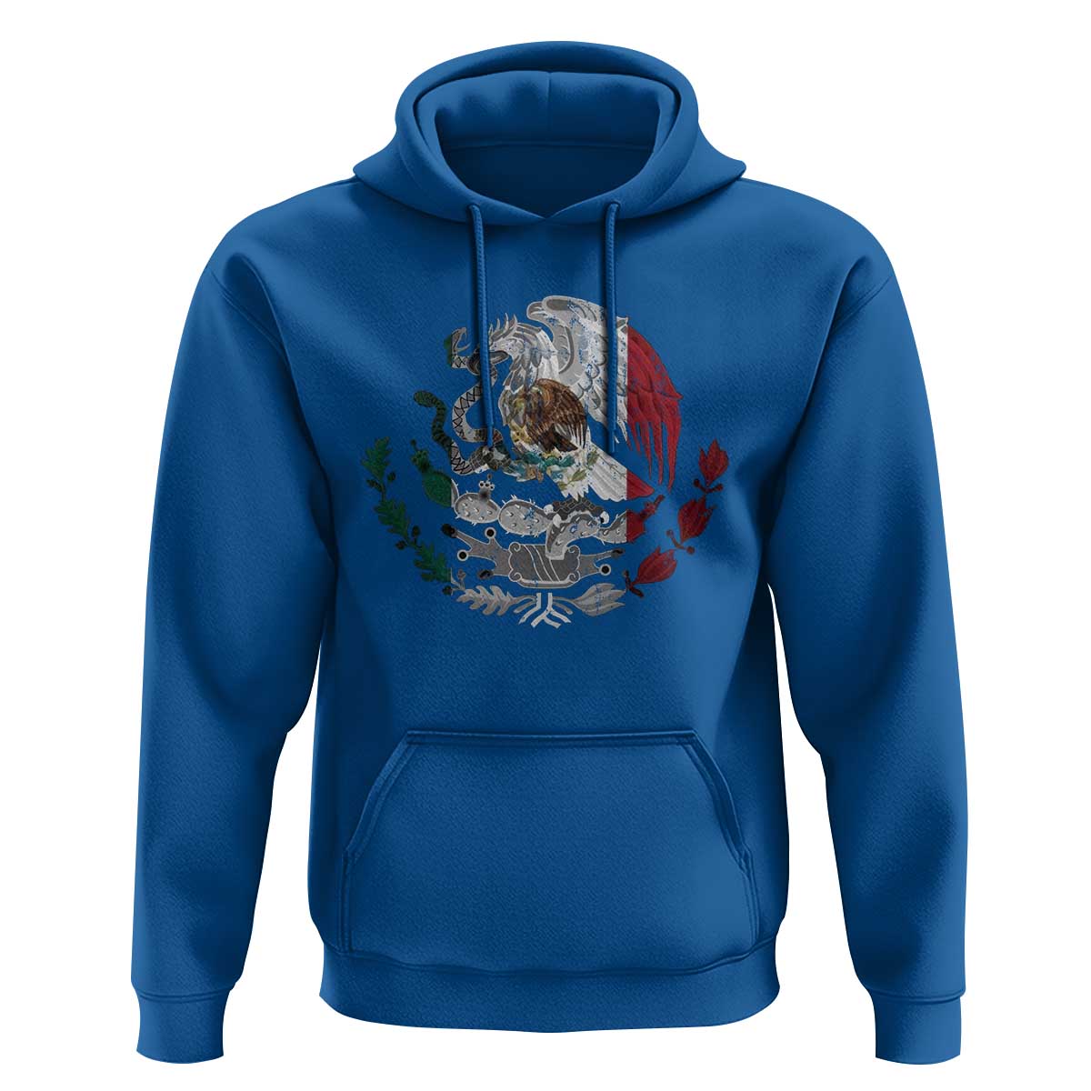 Mexico Coat Of Arms Mexican Flag Seal Symbol Hoodie - Wonder Print Shop