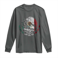 Mexico Coat Of Arms Mexican Flag Seal Symbol Long Sleeve Shirt - Wonder Print Shop
