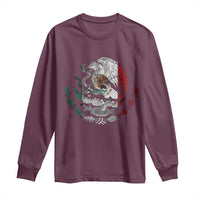 Mexico Coat Of Arms Mexican Flag Seal Symbol Long Sleeve Shirt - Wonder Print Shop