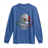 Mexico Coat Of Arms Mexican Flag Seal Symbol Long Sleeve Shirt - Wonder Print Shop