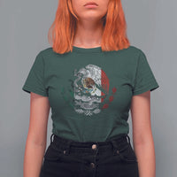 Mexico Coat Of Arms Mexican Flag Seal Symbol T Shirt For Women - Wonder Print Shop