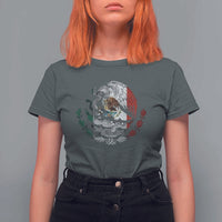 Mexico Coat Of Arms Mexican Flag Seal Symbol T Shirt For Women - Wonder Print Shop