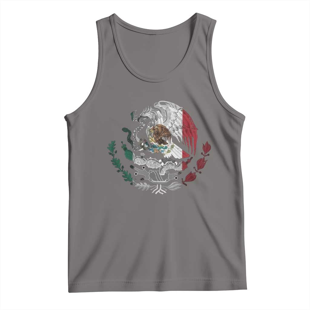 Mexico Coat Of Arms Mexican Flag Seal Symbol Tank Top - Wonder Print Shop