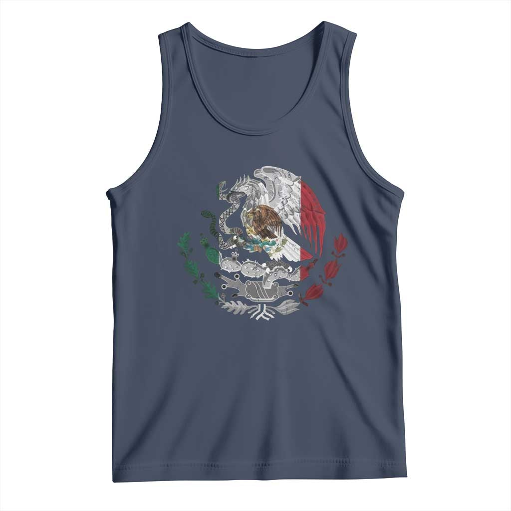 Mexico Coat Of Arms Mexican Flag Seal Symbol Tank Top - Wonder Print Shop