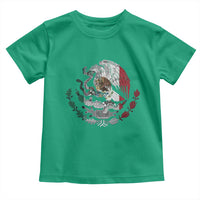 Mexico Coat Of Arms Mexican Flag Seal Symbol Toddler T Shirt - Wonder Print Shop
