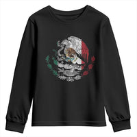 Mexico Coat Of Arms Mexican Flag Seal Symbol Youth Sweatshirt - Wonder Print Shop