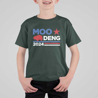 Funny Moo Deng 2024 T Shirt For Kid Star Striped - Wonder Print Shop